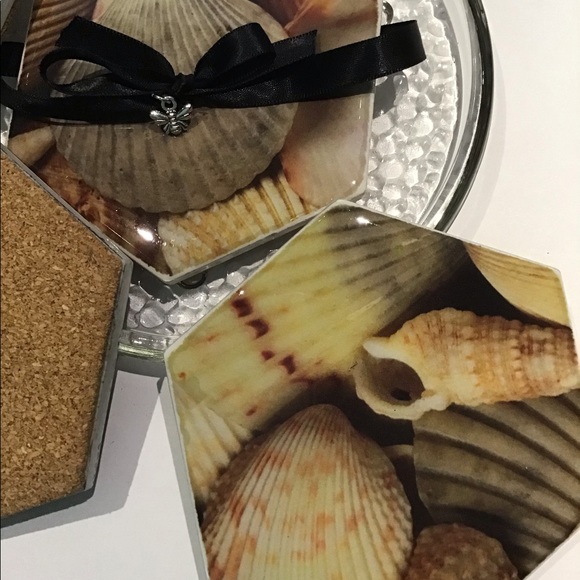 Tile resin drink coasters - Picture 3 of 3